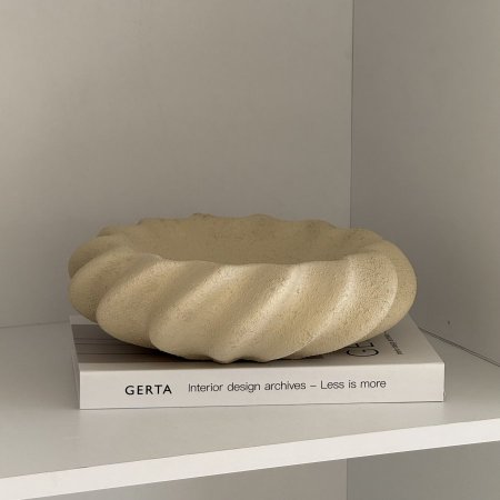 صحن ديكور مموج