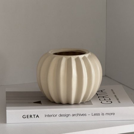 فازة سيراميك دائرية